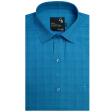 Checks Dark Green Shirt : Business