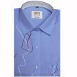 Handpainted Dark Blue Shirt : Ditto