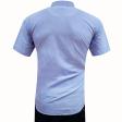 Handpainted Dark Blue Shirt : Ditto