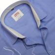 Handpainted Dark Blue Shirt : Ditto