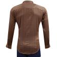Self Design Brown Shirt : Ditto
