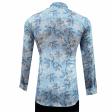 Print Light Blue Shirt : Ditto