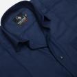 Plain Navy Blue Shirt : Business
