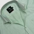 Stripes Light Green Shirt : Business