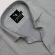 Stripes Light Gray Shirt : Business