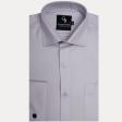 Self Design Mauve Shirt : Business