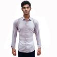 Self Design Mauve Shirt : Business