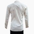 Self Design White Shirt : Business