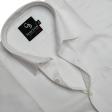 Self Design White Shirt : Business