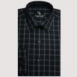 Checks Black Shirt : Business