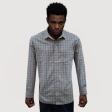 Checks Gray Shirt : Business