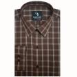 Checks Brown Shirt : Business