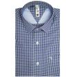 Checks Dark Blue Shirt : Slim