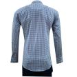 Checks Dark Blue Shirt : Slim