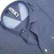 Checks Dark Blue Shirt : Slim
