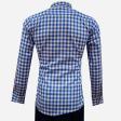 Checks Blue Shirt : Slim