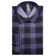 Checks Mauve Shirt : Slim