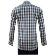 Checks Blue Shirt : Slim
