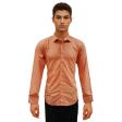 Plain Peach Shirt : Slim
