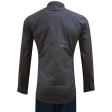 Self Design Brown Shirt : Slim