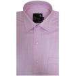 Self Design Pink Shirt : Business