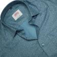 Print Blue Shirt : Ditto