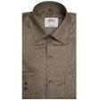Print Brown Shirt : Ditto