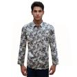 Print Cream Shirt : Party