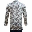 Print Cream Shirt : Party