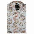Print Cream Shirt : Party
