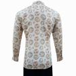 Print Cream Shirt : Party