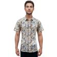 Print Cream Shirt : Party