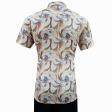 Print Cream Shirt : Party
