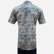 Print Blue Shirt : Ditto