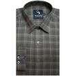 Checks Dark Green Shirt : Business