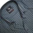 Checks Dark Blue Shirt : Business