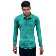 Checks Dark Green Shirt : Business