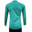 Checks Dark Green Shirt : Business
