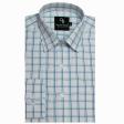 Checks Green Shirt : Business