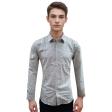 Print Blue Shirt : Slim