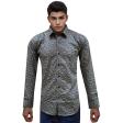Print Green Shirt : Slim