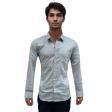 Print Blue Shirt : Slim