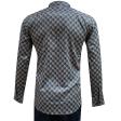 Print Dark Gray Shirt : Slim