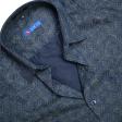 Print Blue Shirt : Slim