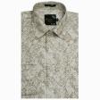 Print Brown Shirt : Party