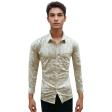 Print Brown Shirt : Party