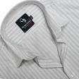 Stripes Light Gray Shirt : Business