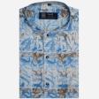 Print Gray Shirt : Party