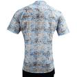 Print Gray Shirt : Party