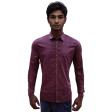 Combination Maroon Shirt : Party